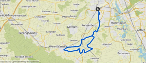 Route Radtour 2025